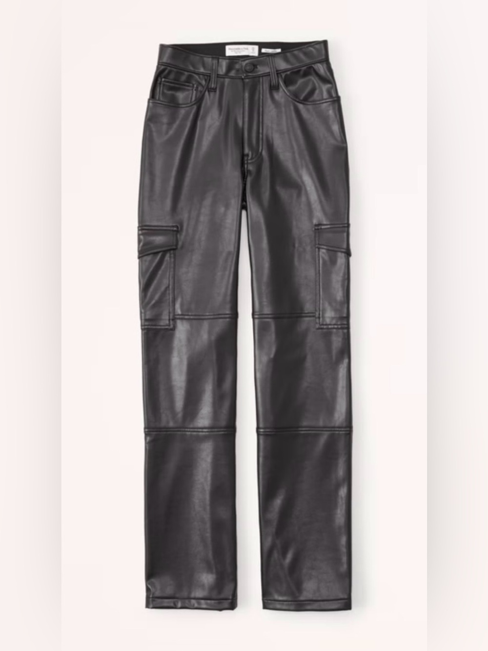 Abercrombie & Fitch Vegan Leather '90s Relaxed Cargo Pants